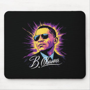 Barack Obama President Porträtt Patriotic Musmatta