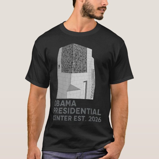 Barack Obama Presidentcenter T Shirt (Framsida)