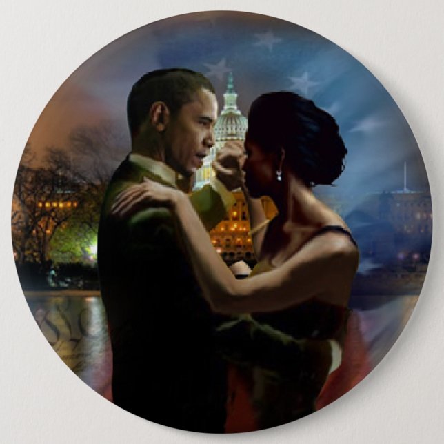 BARACK OBAMA presidents- invigninggåvor Knapp (Framsida)