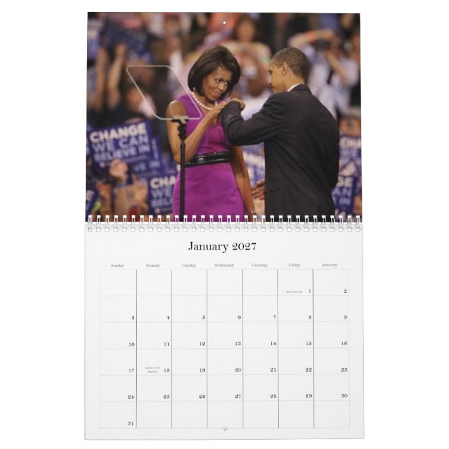 Barack Obama primär säsong Kalender (Jan 2027)