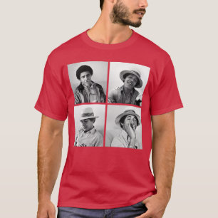 Barack Obama Retro Vintage Ung Obama Rökande i T Shirt