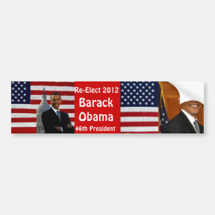 BARACK OBAMA-ReVALect_ Bumper Sticker Bildekal