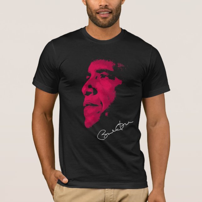 Barack Obama rött häfte Tee (Framsida)