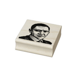 Barack Obama Rubber Frimärke Stämpel