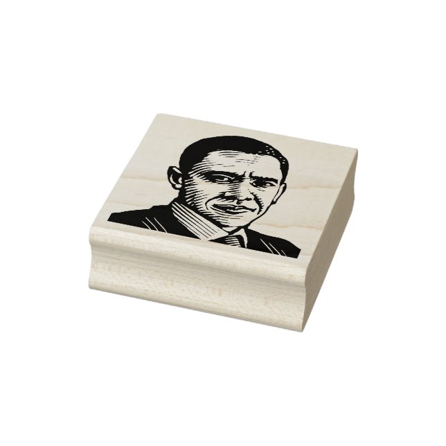 Barack Obama Rubber Frimärke Stämpel (Stämpel)