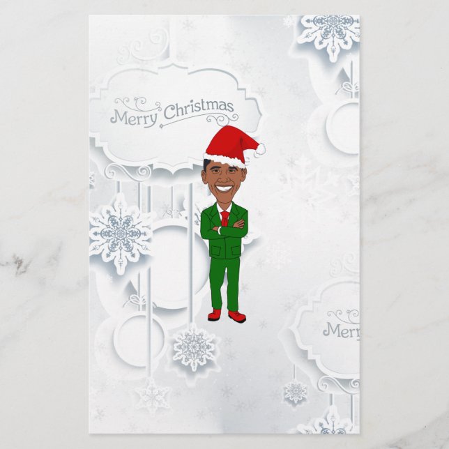 barack obama Santa Brevpapper (Framsida)