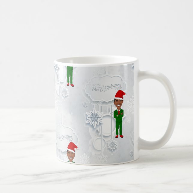 barack obama Santa Kaffemugg (Höger)