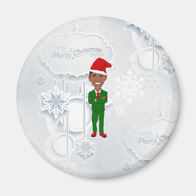barack obama Santa Magnet (Framsidan)