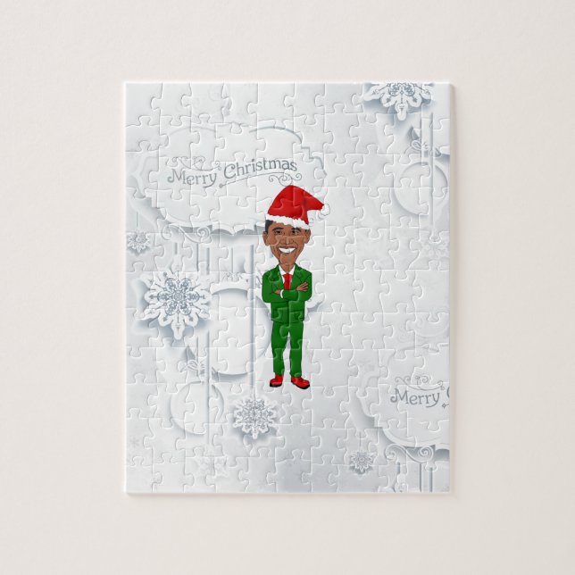 barack obama Santa Pussel (Vertikal)