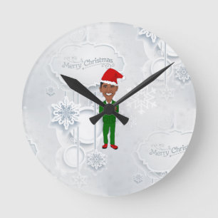 barack obama Santa Rund Klocka