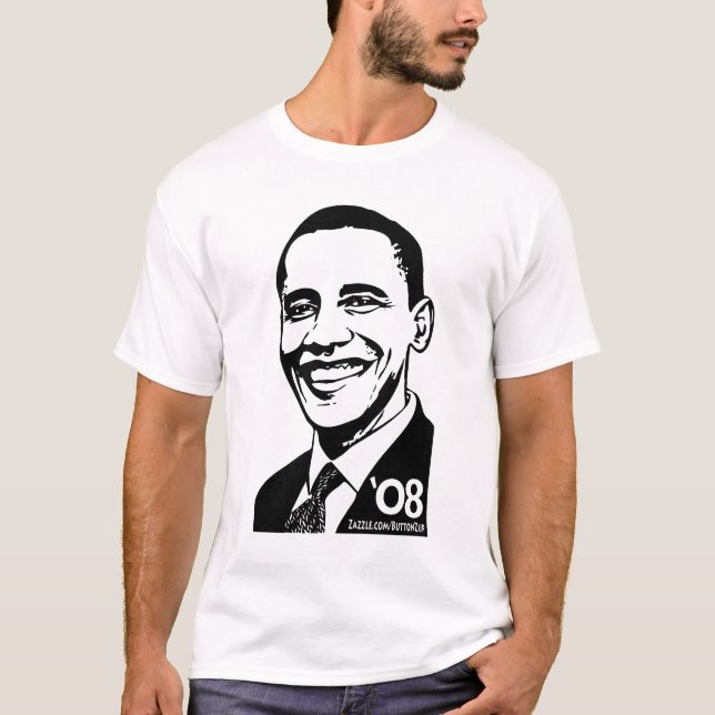 Barack Obama skjorta 2008 T-shirt (Framsida)