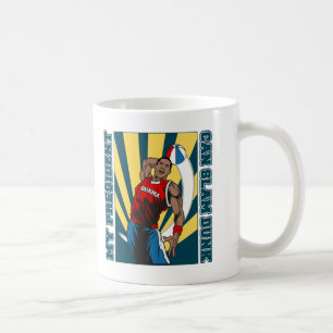 Barack Obama slam dunk Kaffemugg