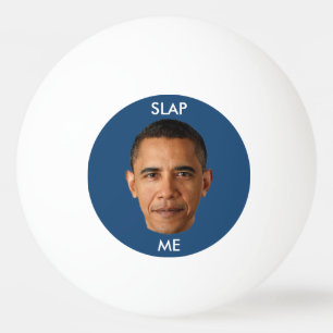 Barack Obama smäll mig Pingisboll