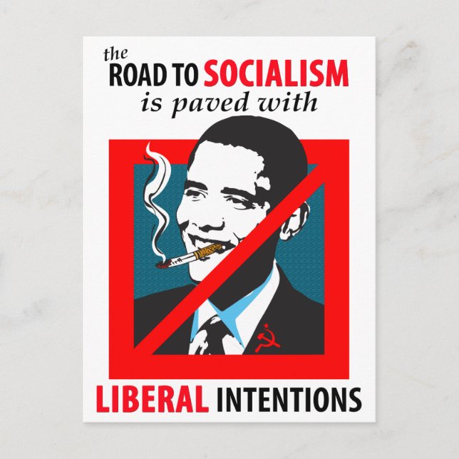 Barack Obama: Socialismens vykort (Framsida)