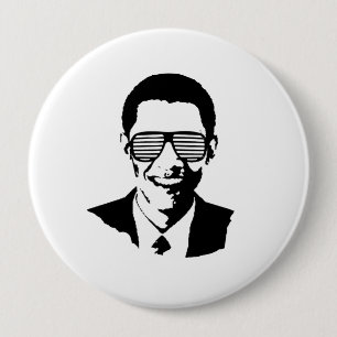 BARACK OBAMA SOLGLASÖGONRANDAR - .PNG KNAPP