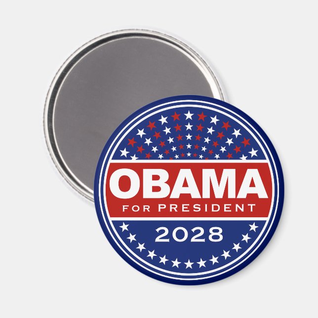 Barack Obama som president 2028 Magnet (Front/Back)