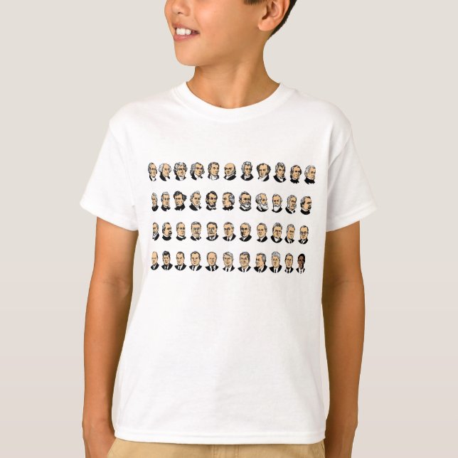 Barack Obama - Stater:s presidenter Tee Shirt (Framsida)