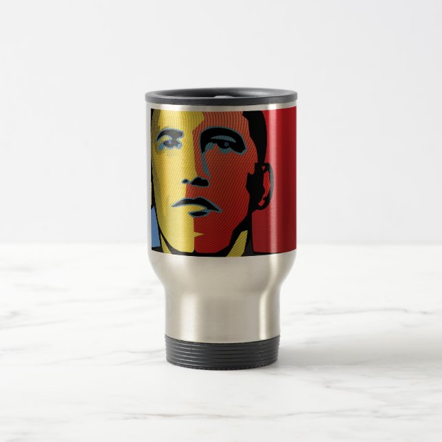 Barack Obama Super Hjälte Resemugg (Center)