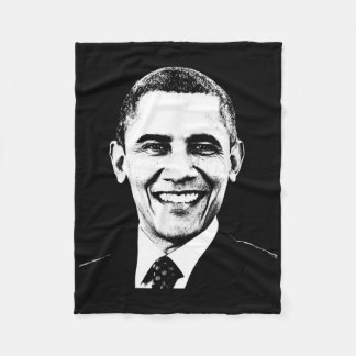 Barack Obama Svart president 4:e juli Fleecefilt