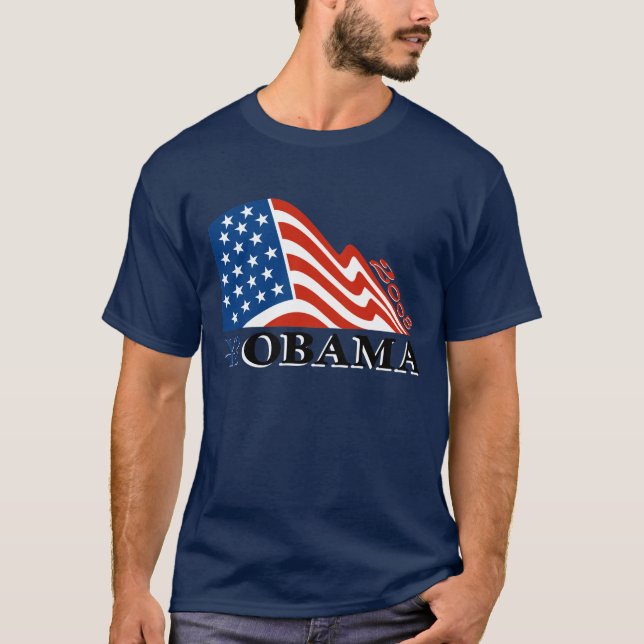 Barack Obama T-tröja 2008 T-shirt (Framsida)