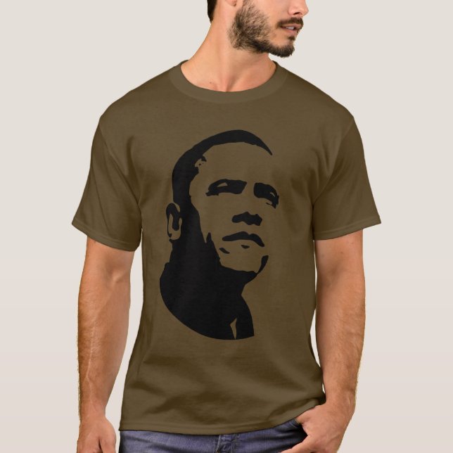 Barack Obama T-tröja Tee Shirt (Framsida)