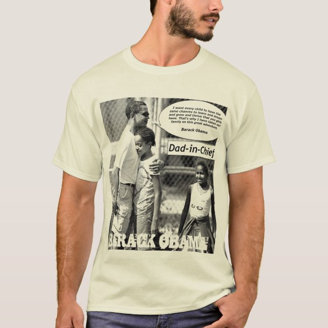 BARACK OBAMA T-TRÖJA TEE SHIRT (Framsida)