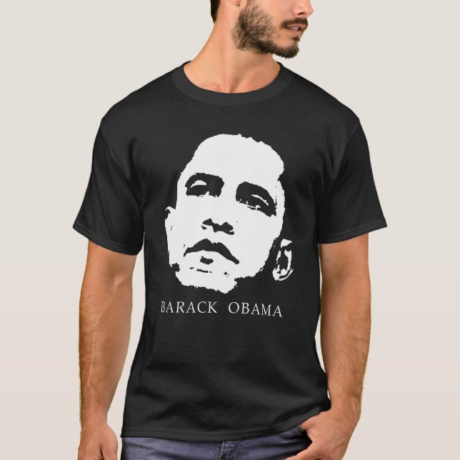 Barack Obama T-tröja Tee Shirt (Framsida)