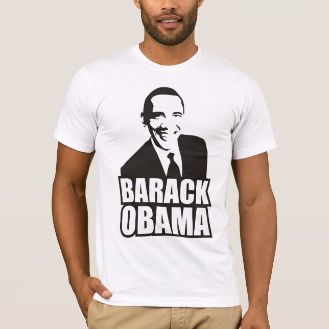 Barack Obama T-tröja Tee Shirt (Framsida)