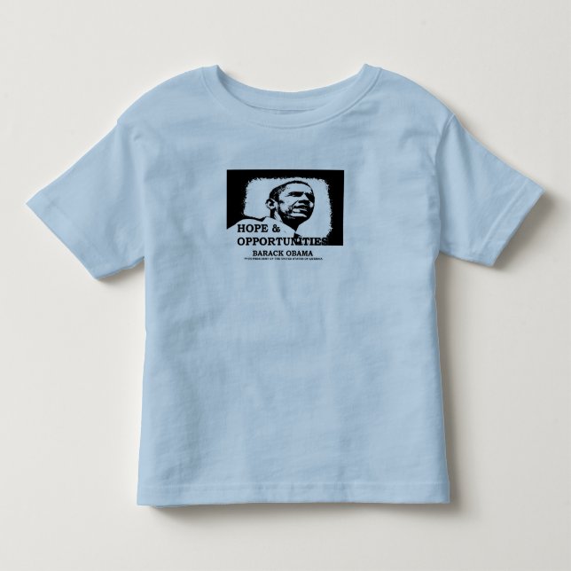 BARACK OBAMA T-TRÖJA TRÖJA (Framsida)