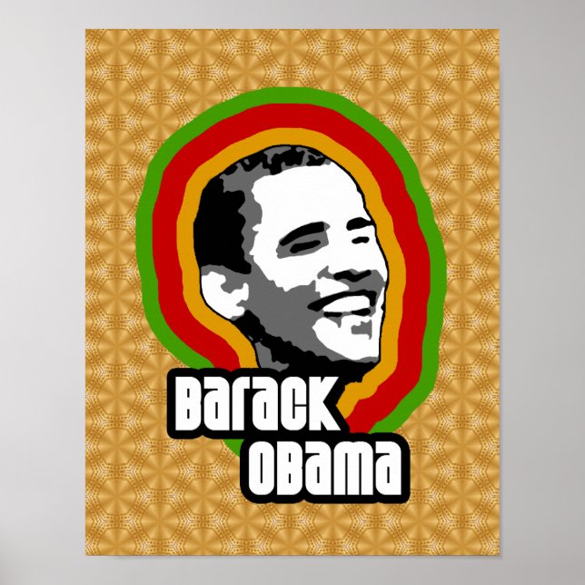 Barack Obama Throwback Poster (Framsidan)