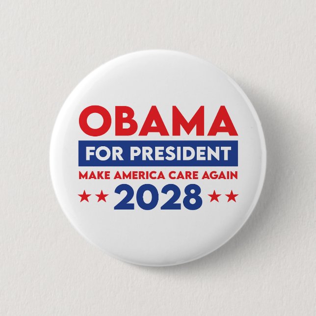 Barack Obama till president 2028: Gör Amerika om i Knapp (Framsida)