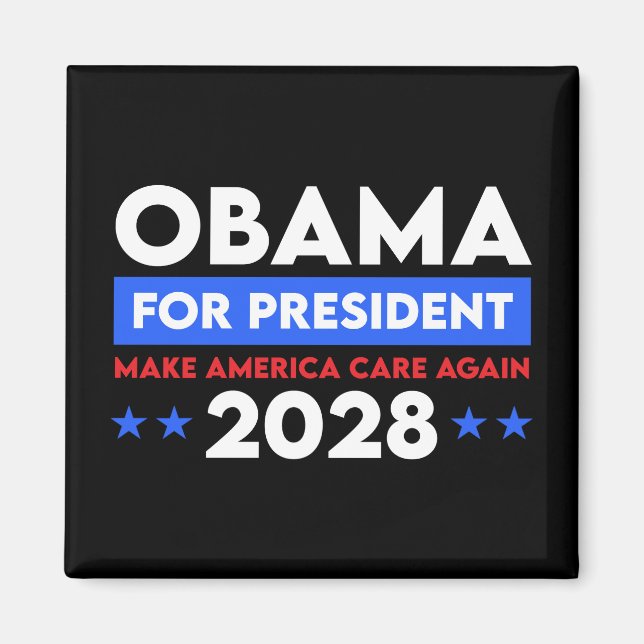Barack Obama till president 2028: Gör Amerika om i Magnet (Framsidan)