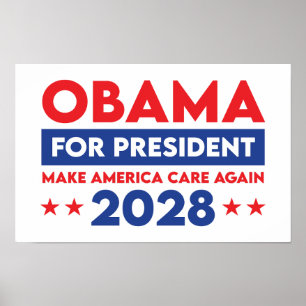 Barack Obama till president 2028: Gör Amerika om i Poster