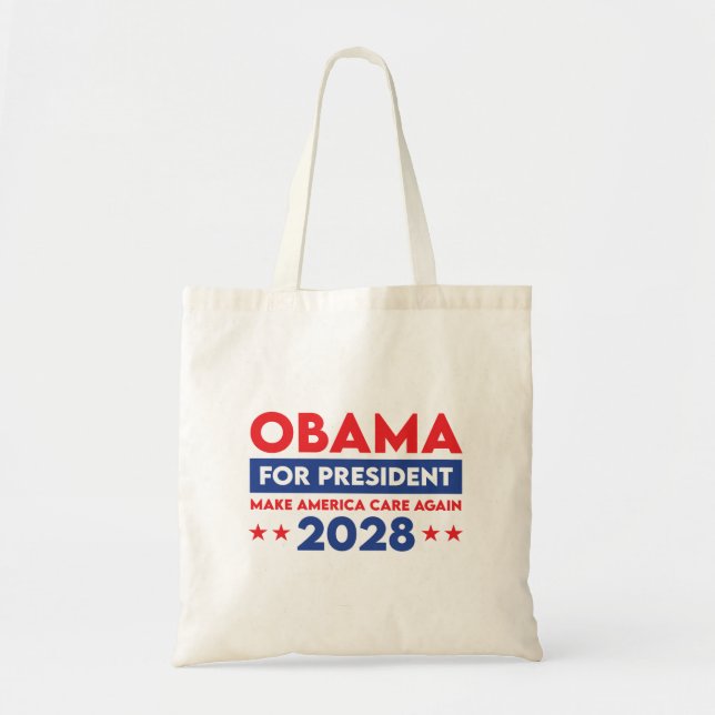 Barack Obama till president 2028: Gör Amerika om i Tygkasse (Framsidan)