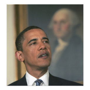 Barack Obama tillkännager sin avsikt att nominera Fototryck