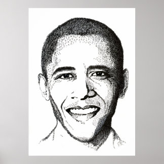 Barack Obama - tio budord Poster