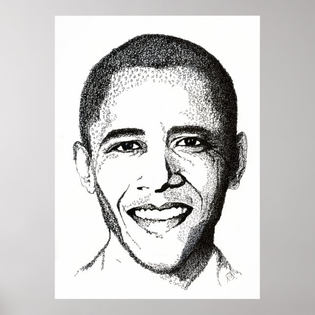 Barack Obama - tio budord Poster (Framsidan)