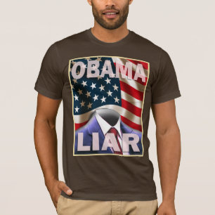 Barack Obama - tomt följe av liggert T Shirt