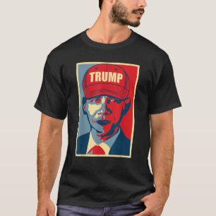 Barack Obama Trump Hat 2020 Valet MAGA T Shirt