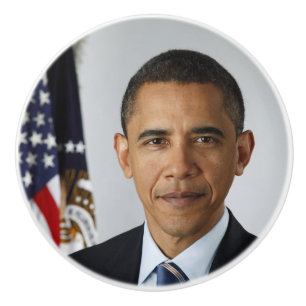 Barack Obama USA:s president Vita Huset Porträtt Knopp