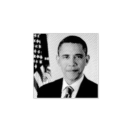 Barack Obama USA:s president Vita Huset Porträtt Stämpel