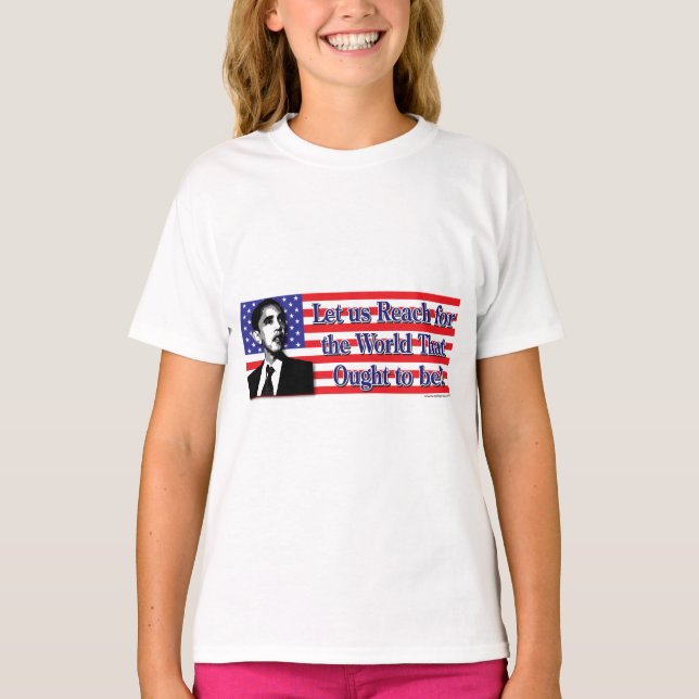 Barack Obama/USA Tee Shirt (Framsida)