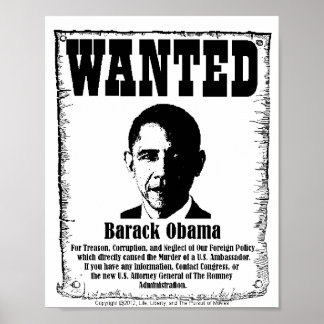 Barack Obama ville Poster