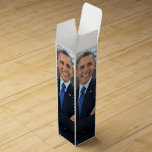 Barack Obama Vinlåda<br><div class="desc">Officiell porträtt till president Barack Obama. Underbara gåvor till Obamaanhängare.</div>