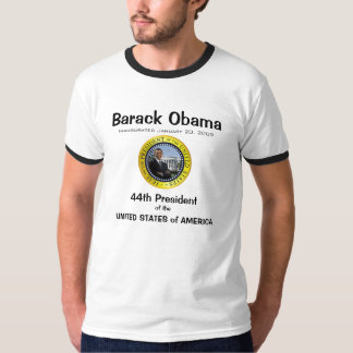 Barack Obama - vuxen RingerT-tröja T Shirt