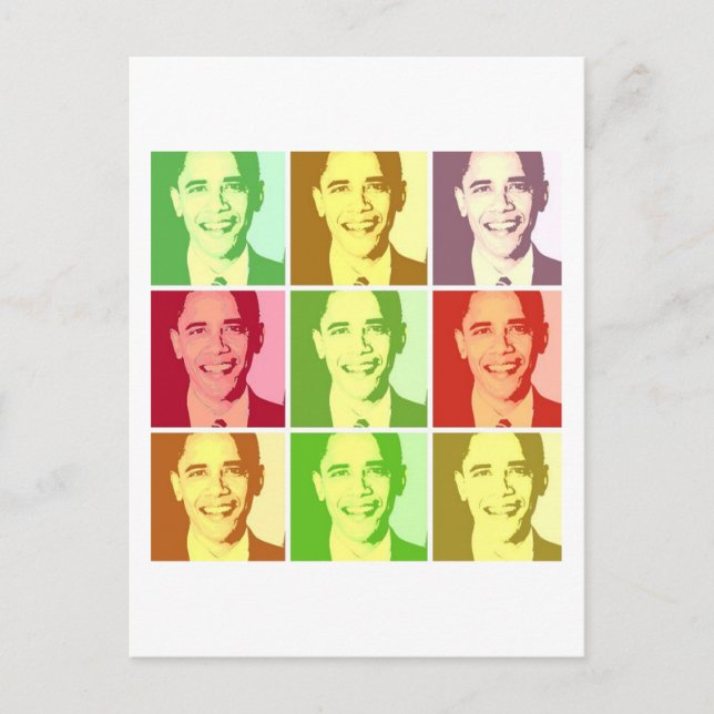 Barack Obama Vykort (Framsida)