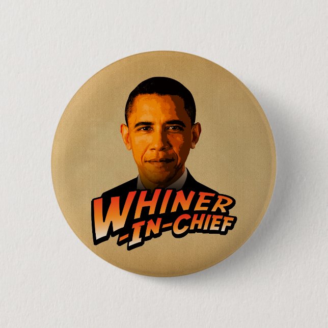Barack Obama Whiner-I-Chef Knapp (Framsida)