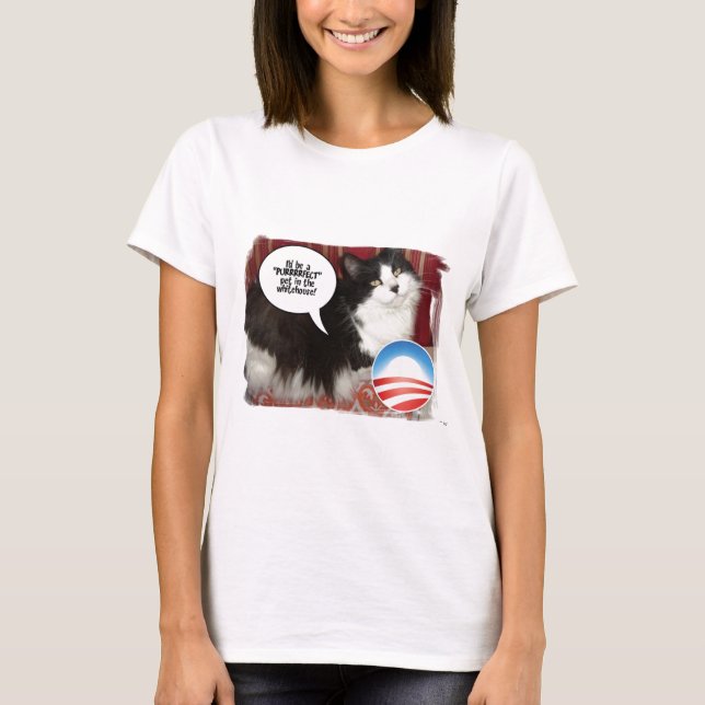 Barack Obama White-House Pet Tee (Framsida)