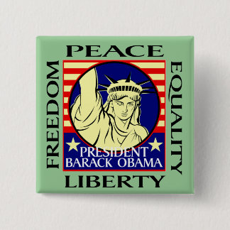 BARACK OBAMA WINS! - Anpassad Knapp