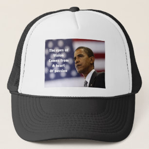 Barack Obamas hjärta av passion Keps
